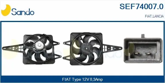 Electric Motor, radiator fan (SEF74007.0)