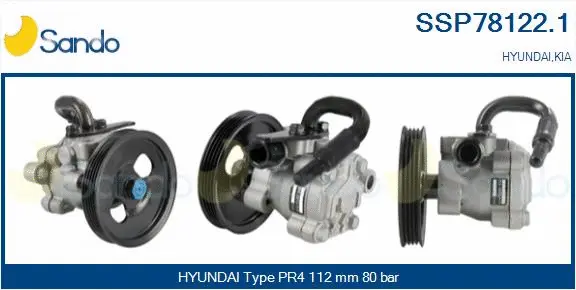 Hydraulic Pump, steering (SSP78122.1)