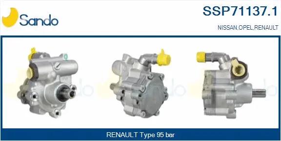 Hydraulic Pump, steering (SSP71137.1)