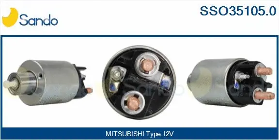 Solenoid Switch, starter (SSO35105.0)