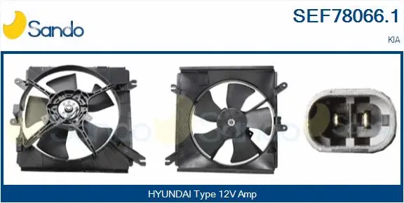 Electric Motor, radiator fan (SEF78066.1)
