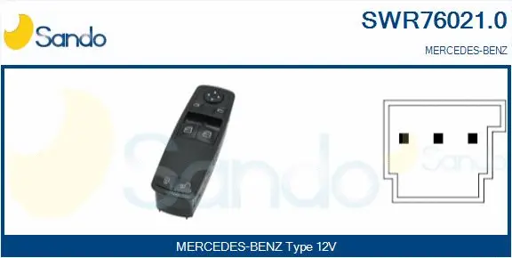 Switch, window regulator (SWR76021.0)