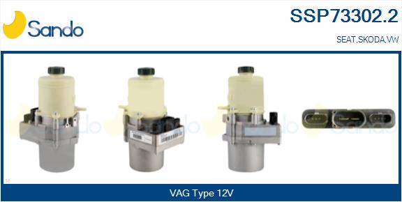 Hydraulic Pump, steering (SSP73302.2)