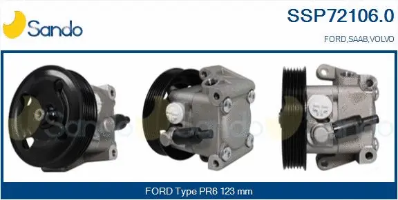 Hydraulic Pump, steering (SSP72106.0)