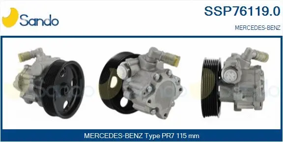 Hydraulic Pump, steering (SSP76119.0)
