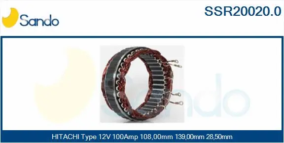 Stator, alternator (SSR20020.0)