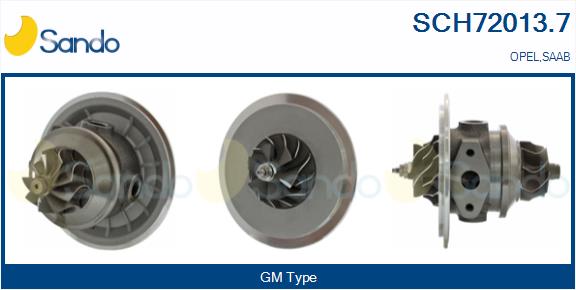 Core assembly, turbocharger (SCH72013.7)