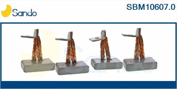 Carbon Brush, starter (SBM10607.0)