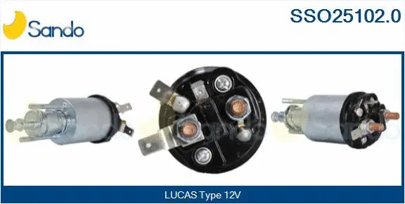 Solenoid Switch, starter (SSO25102.0)