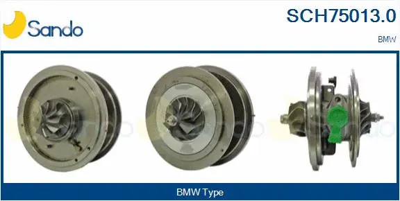 Core assembly, turbocharger (SCH75013.0)