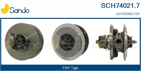 Core assembly, turbocharger (SCH74021.7)