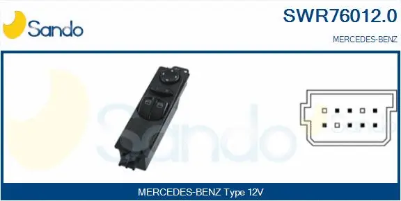 Switch, window regulator (SWR76012.0)