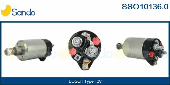 Solenoid Switch, starter (SSO10136.0)