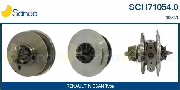 Core assembly, turbocharger (SCH71054.0)