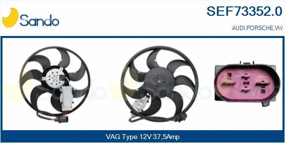 Fan, engine cooling (SEF73352.0)