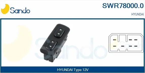 Switch, window regulator (SWR78000.0)