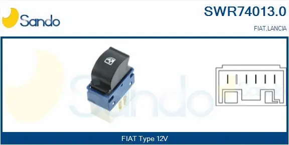 Switch, window regulator (SWR74013.0)