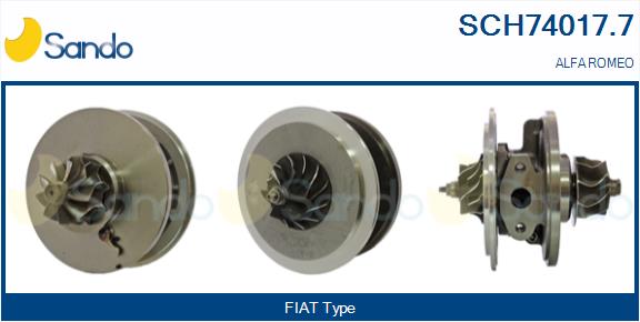 Core assembly, turbocharger (SCH74017.7)