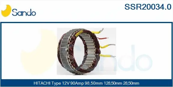 Stator, alternator (SSR20034.0)