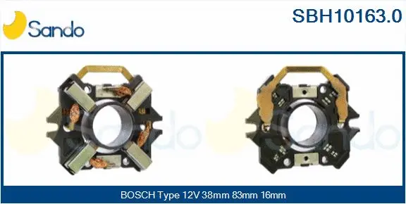 Holder, carbon brushes (SBH10163.0)