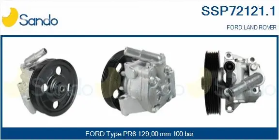Hydraulic Pump, steering (SSP72121.1)