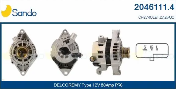 Alternator (2046111.4)