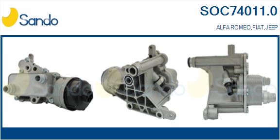 Oil Cooler, engine oil (SOC74011.0)