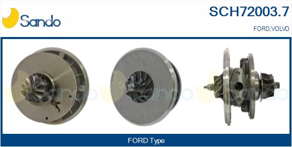 Core assembly, turbocharger (SCH72003.7)