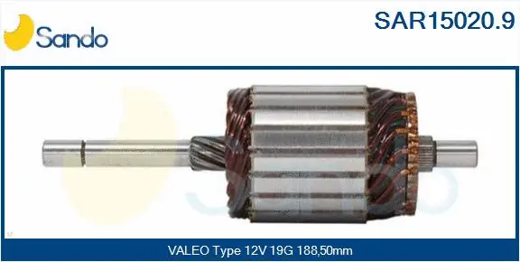Armature, starter (SAR15020.9)