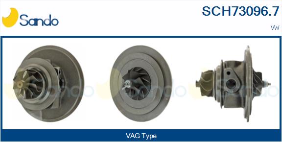 Core assembly, turbocharger (SCH73096.7)