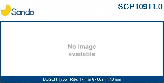 Belt Pulley, alternator (SCP10911.0)