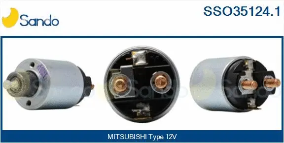 Solenoid Switch, starter (SSO35124.1)