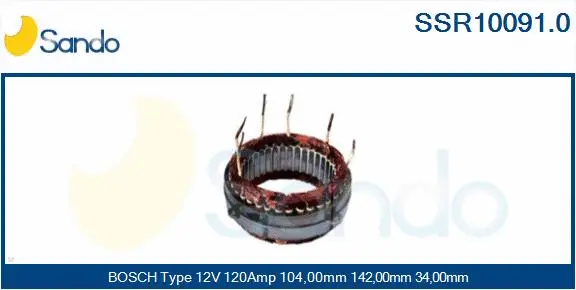 Stator, alternator (SSR10091.0)