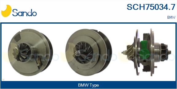 Core assembly, turbocharger (SCH75034.7)