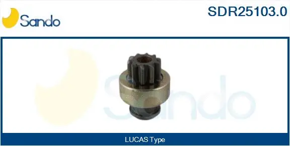 Pinion, starter (SDR25103.0)