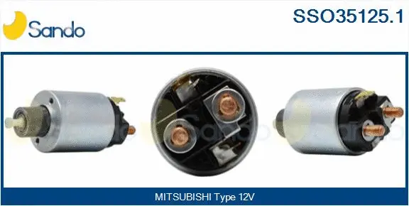Solenoid Switch, starter (SSO35125.1)
