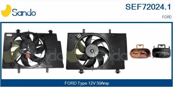 Electric Motor, radiator fan (SEF72024.1)