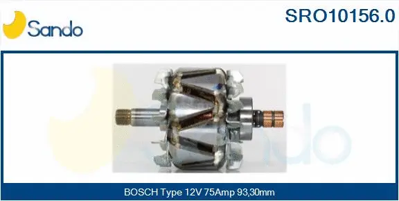 Rotor, alternator (SRO10156.0)