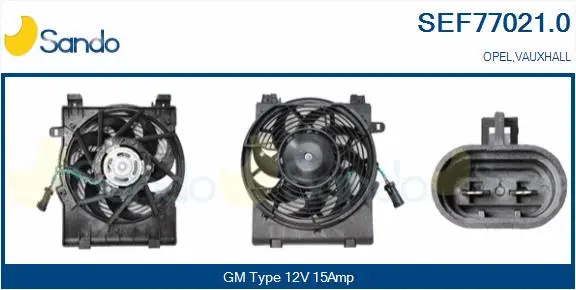 Electric Motor, radiator fan (SEF77021.0)