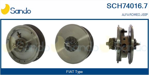 Core assembly, turbocharger (SCH74016.7)