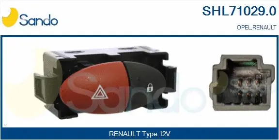 Hazard Warning Light Switch (SHL71029.0)