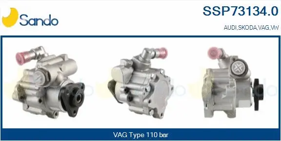 Hydraulic Pump, steering (SSP73134.0)
