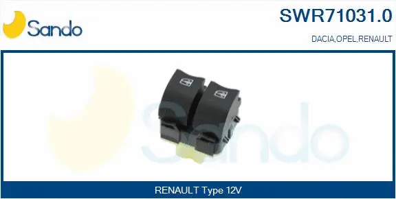 Switch, window regulator (SWR71031.0)