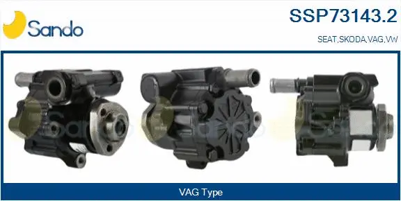 Hydraulic Pump, steering (SSP73143.2)