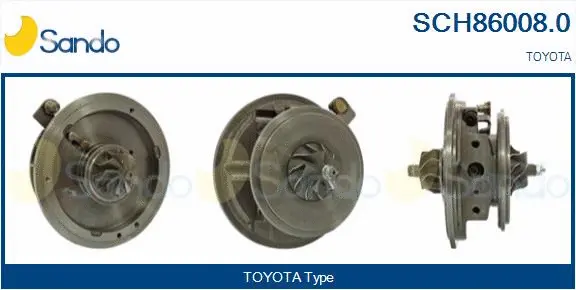 Core assembly, turbocharger (SCH86008.0)