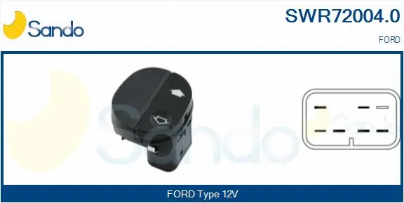 Switch, window regulator (SWR72004.0)