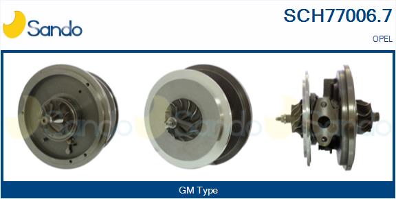 Core assembly, turbocharger (SCH77006.7)