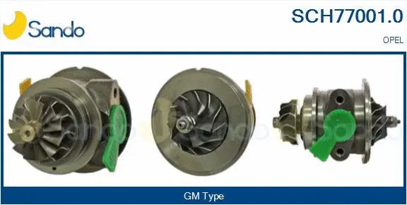 Core assembly, turbocharger (SCH77001.0)