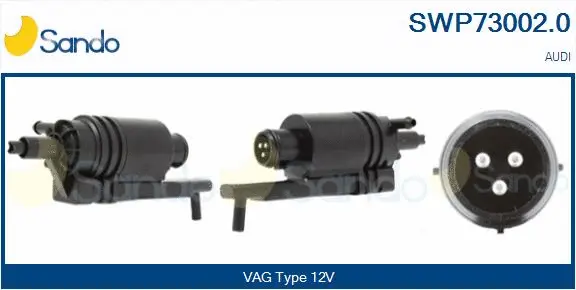 Washer Fluid Pump, window cleaning (SWP73002.0)