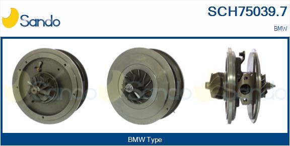 Core assembly, turbocharger (SCH75039.7)